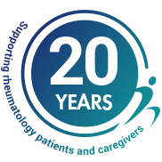 ENBREL 20 years of supporting rheumatology patients and caregivers logo